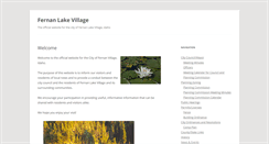 Desktop Screenshot of fernanvillage.org